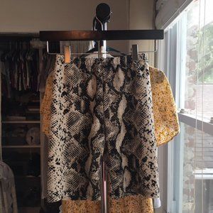 Rue 21 Snake Skin Bike Shorts